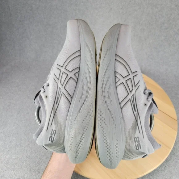 Asics Gel-Nimbus 25 Mens Running Shoes Piedmont Grey 101B547 Size 9.5 - Picture 7 of 12